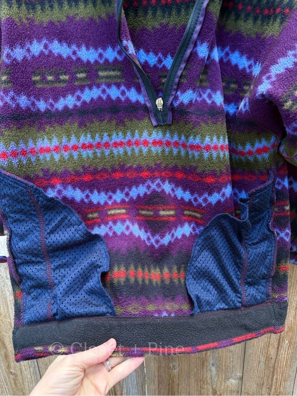 Patagonia Lightweight Synchilla Sweater in Sacajawea Blackberry Size XS Vintage - Picture 13 of 17